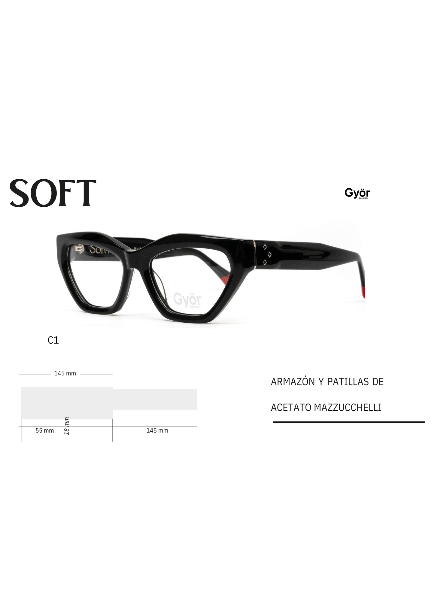 Gyor C.P Alaya C2 - Negro/Gris