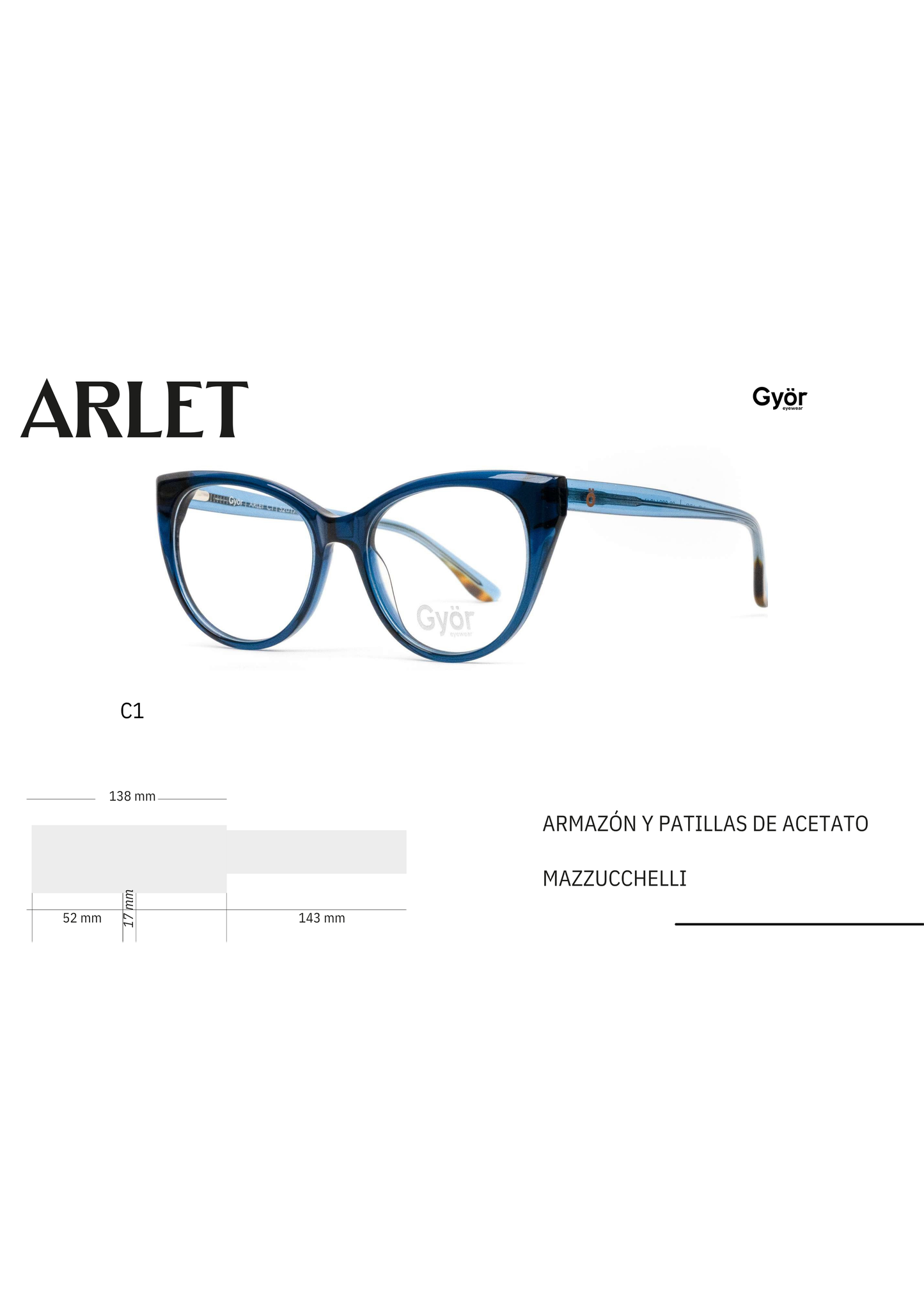 Gyor CP Alum C2 - Negro/Azul